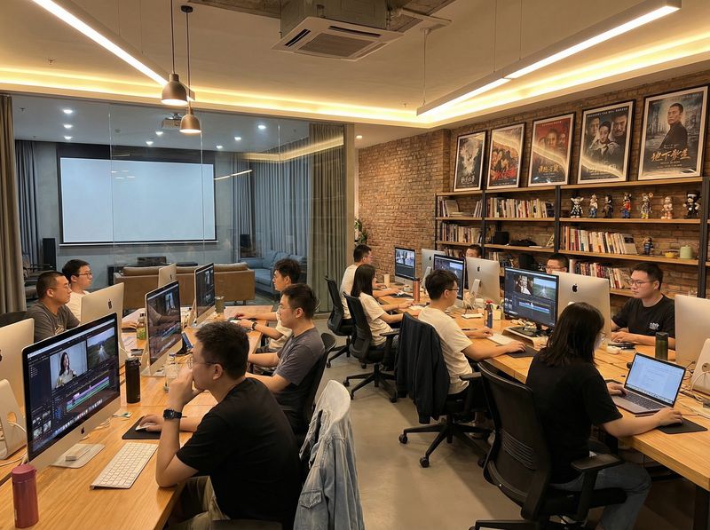 涩里番影视传媒公司办公环境